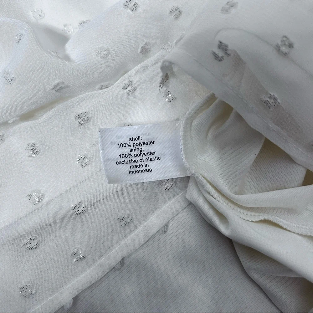 Lane Bryant Elegant Cream Long Sleeve Blouse High Low Hem Size 22/24 Office Boho - Picture 4 of 11